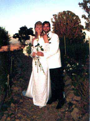 Bride & Groom Outside